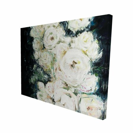 FONDO 16 x 20 in. Garden Roses-Print on Canvas FO2790942